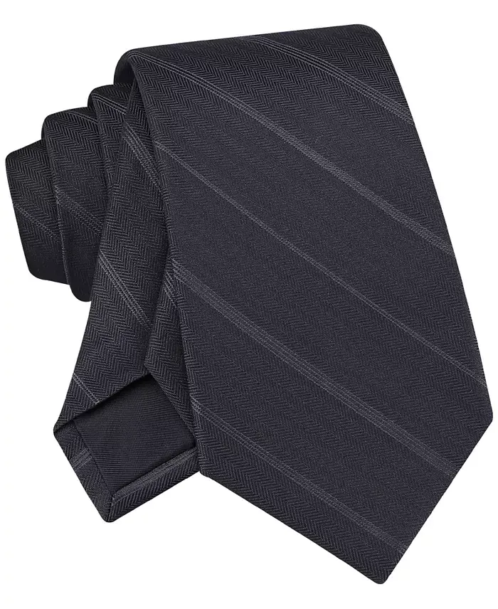 Calvin Klein Men's Randi Stripe Tie Men's Fashion & Accessories