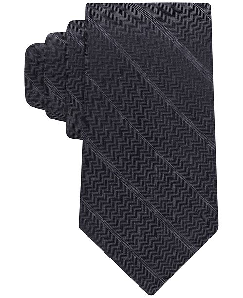 Calvin Klein Men's Randi Stripe Tie Men's Fashion & Accessories