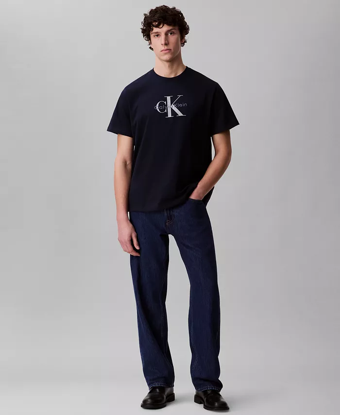 Calvin Klein Men's Relaxed-Fit Logo T-Shirt Men's Fashion & Accessories
