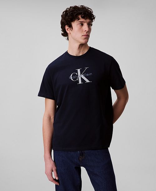 Calvin Klein Men's Relaxed-Fit Logo T-Shirt Men's Fashion & Accessories