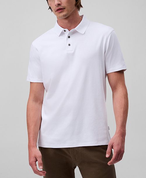 Calvin Klein Men's Short Sleeve Supima Cotton Polo Shirt Men's Fashion & Accessories