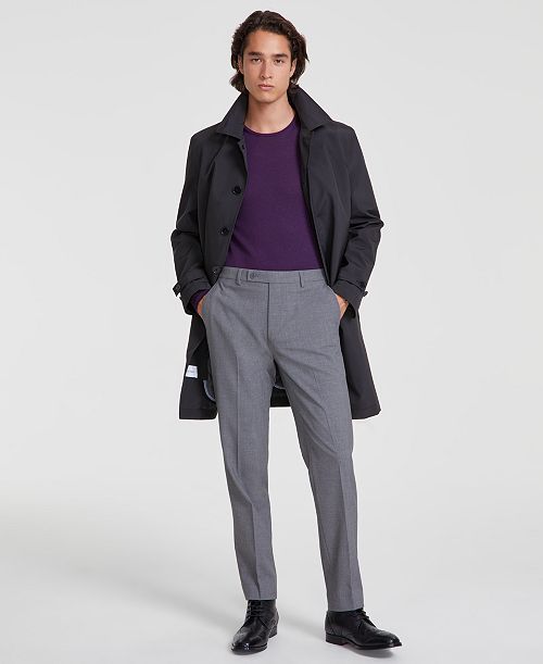 Calvin Klein Men's Slim-Fit Solid Dress Pants Men's Fashion & Accessories