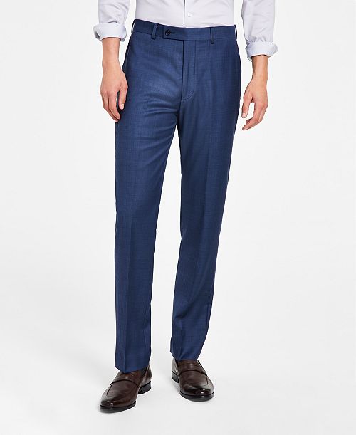 Calvin Klein Men's Slim-Fit Wool-Blend Stretch Suit Pants - CLOSE OUT Men's Fashion & Accessories