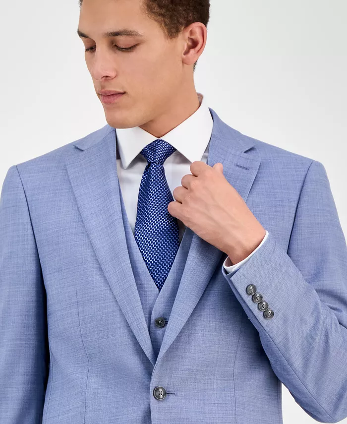 Calvin Klein Men's Slim-Fit Wool-Blend Stretch Suit Jackets Men's Fashion & Accessories