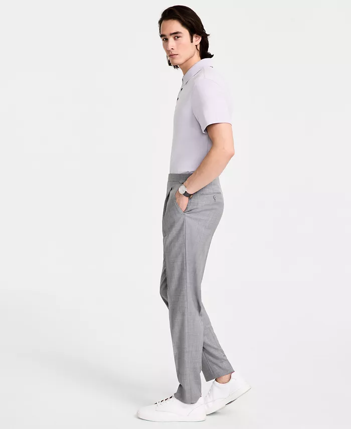 Calvin Klein Men's Slim-Fit Wool Dress Pants Men's Fashion & Accessories