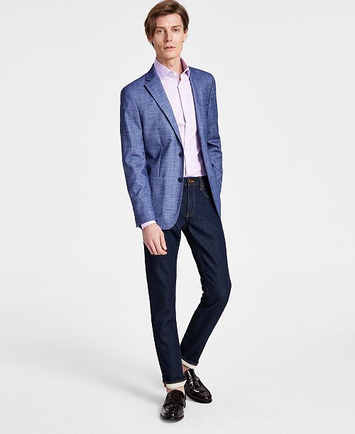 Calvin Klein Men's Solid Slim-Fit Soft Sport Coat Men's Fashion & Accessories