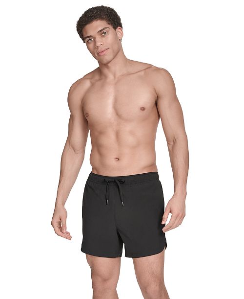 Calvin Klein Men's Stretch Active Modern Euro 5" Swimsuit Men's Fashion & Accessories