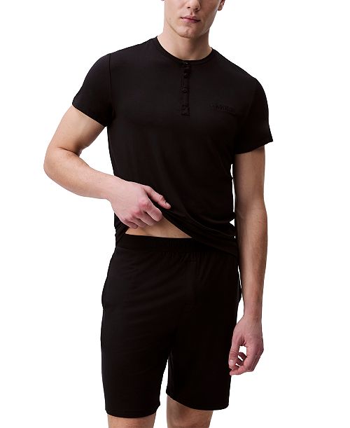 Calvin Klein Men's UltraSoft Stretch Sleep Shorts Men's Fashion & Accessories