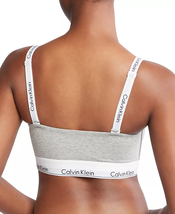 Calvin Klein Modern Cotton Calvin Klein Women's Modern Cotton Lightly Lined Bandeau Bralette QF7628 Women's Fashion Shoes & Accessories