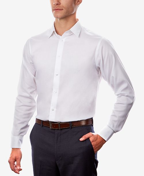 Calvin Klein Steel Calvin Klein Men's Steel+ Regular Non-Iron Stretch Performance Dress Shirt Men's Fashion & Accessories