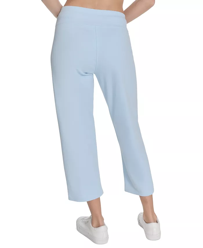 Calvin Klein Women's Cropped Drawstring-Waist Pants Women's Fashion Shoes & Accessories