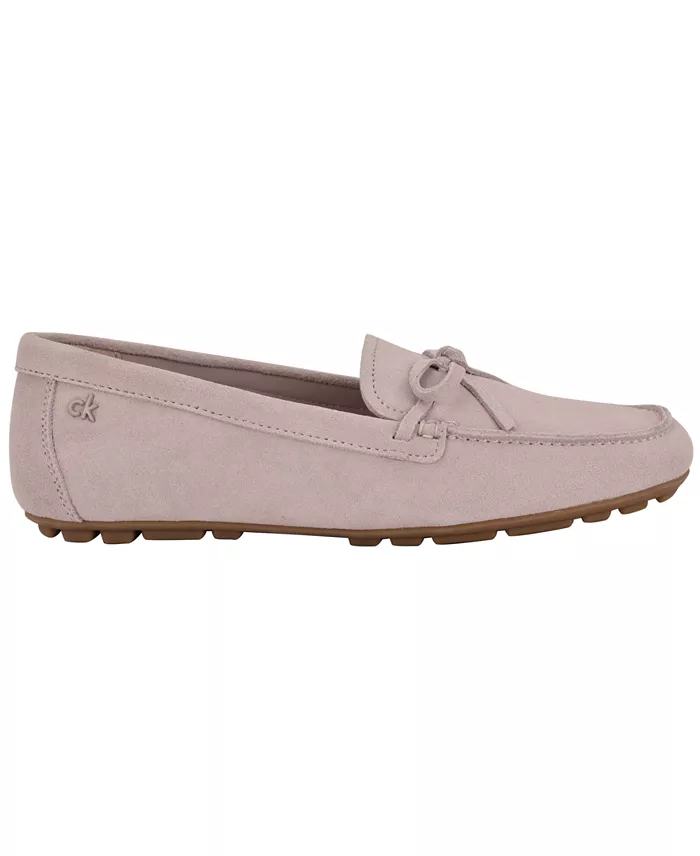 Calvin Klein Women's Koria Bow Slip-On Loafers Women's Fashion Shoes & Accessories