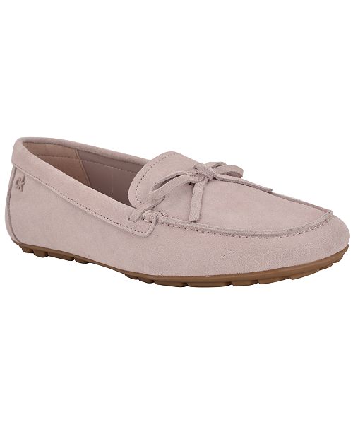 Calvin Klein Women's Koria Bow Slip-On Loafers Women's Fashion Shoes & Accessories
