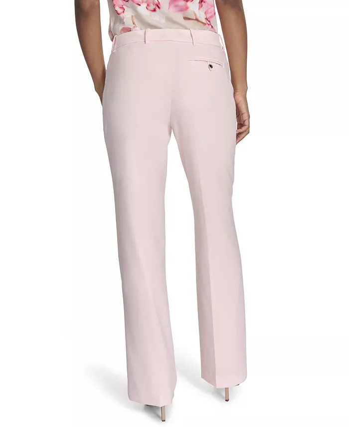 Calvin Klein Women's Modern-Fit Straight-Leg Pants Women's Fashion Shoes & Accessories