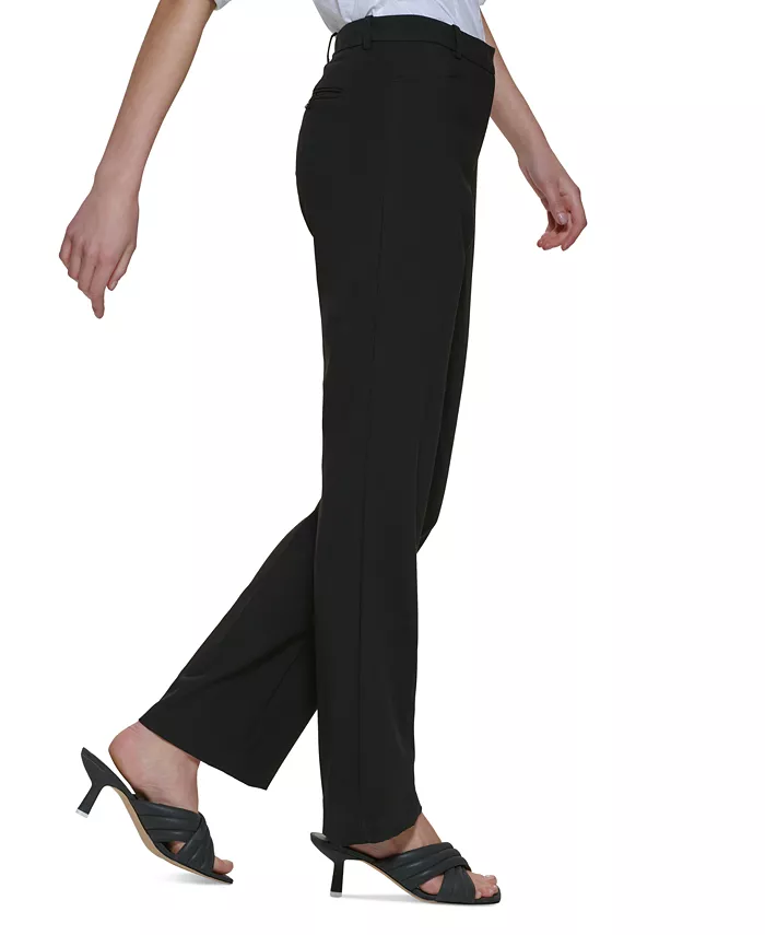Calvin Klein Women's Modern Fit Trousers Regular & Petite Women's Fashion Shoes & Accessories