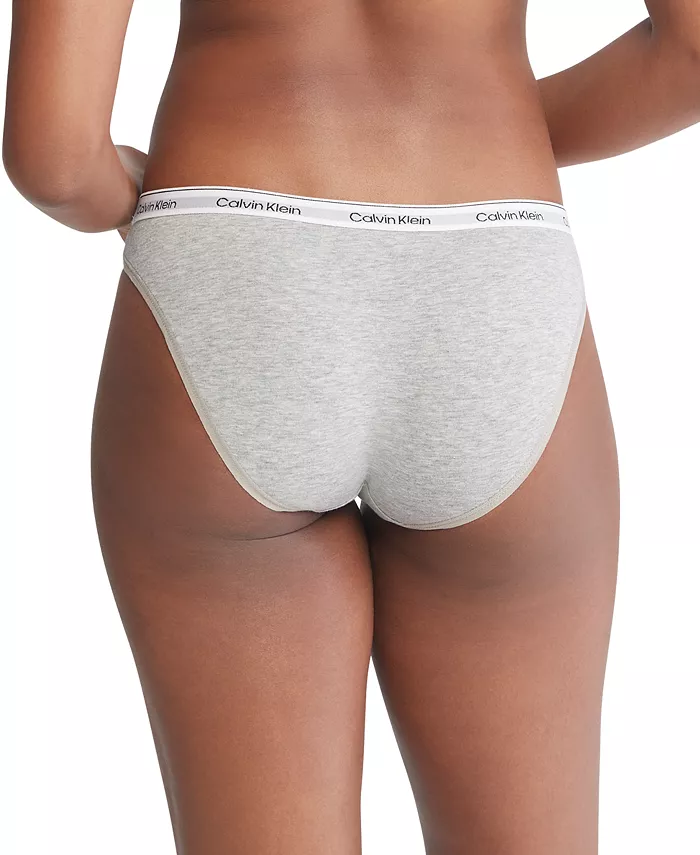 Calvin Klein Women's Modern Logo 3-Pack Bikini Underwear QD5207 Women's Fashion Shoes & Accessories
