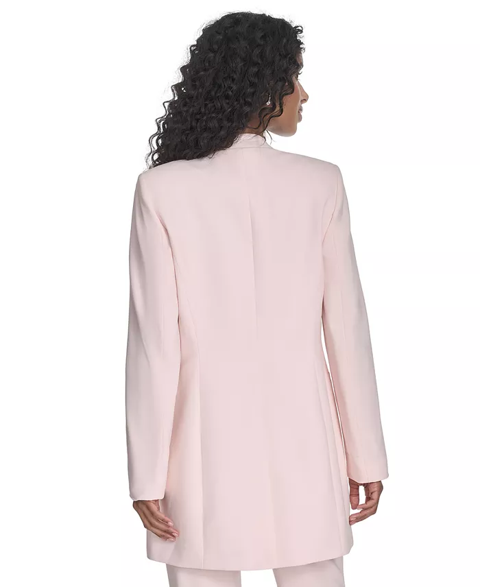 Calvin Klein Women's Open-Front Long-Sleeve Blazer Women's Fashion Shoes & Accessories