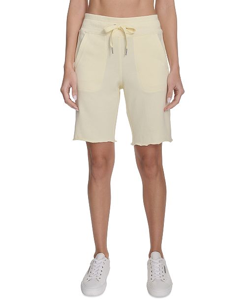 Calvin Klein Women's Performance Drawstring Shorts Women's Fashion Shoes & Accessories