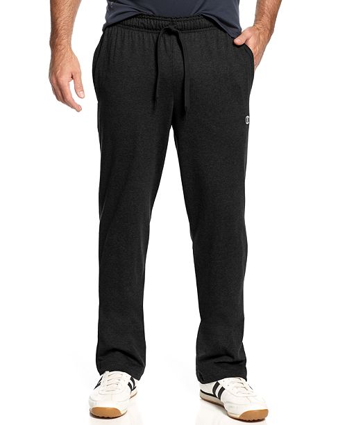 Champion Men's Jersey Open-Bottom Pants Men's Fashion & Accessories