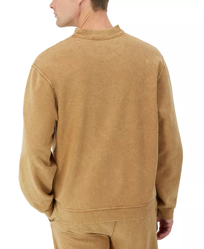 Champion Men's Washed Pocket Crewneck Sweatshirt Men's Fashion & Accessories