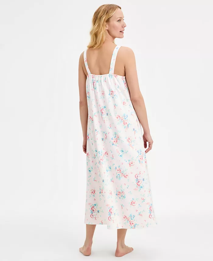 Charter Club Women's Cotton Eyelet Tank Nightgown Exclusively At Macy's Women's Fashion Shoes & Accessories