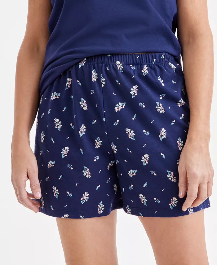 Charter Club Women's Floral Short-Sleeve Pajama Set Exclusively At Macy's Women's Fashion Shoes & Accessories