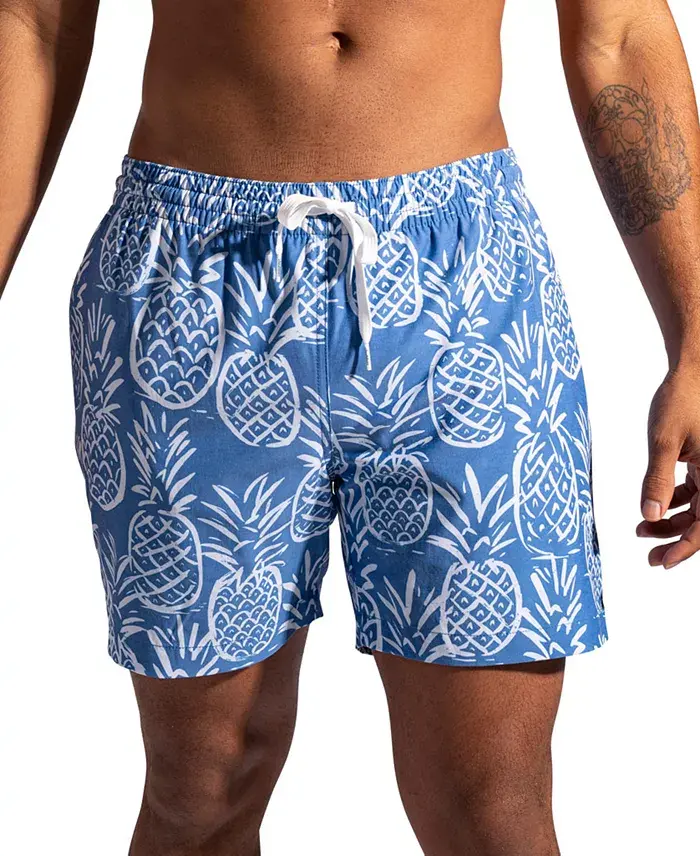 Chubbies Men's The Thigh-Naples Quick-Dry 5-1/2" Swim Trunks With Boxer Brief Liner Men's Fashion & Accessories