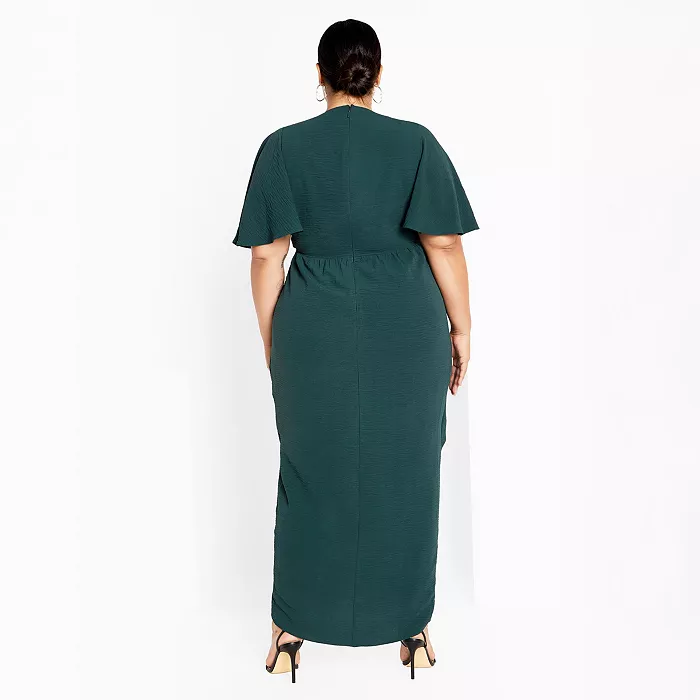 CITY CHIC Plus Size Braelynn Maxi Dress Women's Fashion Shoes & Accessories