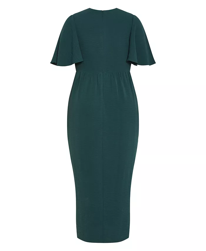 CITY CHIC Plus Size Braelynn Maxi Dress Women's Fashion Shoes & Accessories