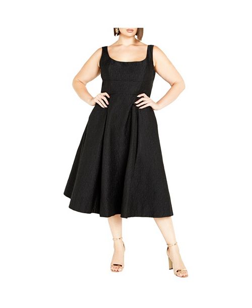 CITY CHIC Plus Size Estella Dress Women's Fashion Shoes & Accessories