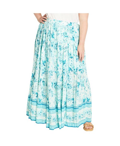 CITY CHIC Plus Size Pretty Thing Skirt Women's Fashion Shoes & Accessories