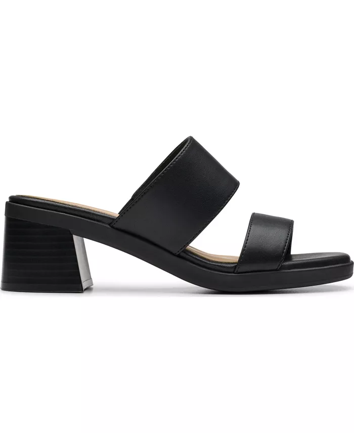 Clarks Collection Women's Jaylan Dusk Block Heel Sandals Women's Fashion Shoes & Accessories