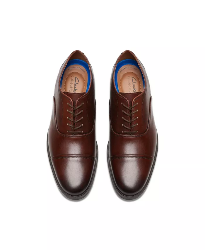 Clarks Men's Collection Whiddon Lace Up Oxford Dress Shoe Men's Shoes