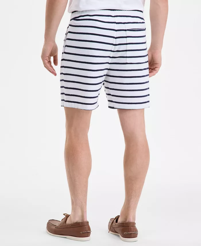 Club Room Men's Bengal Striped Terry Cloth Shorts Exclusively At Macy's Men's Fashion & Accessories