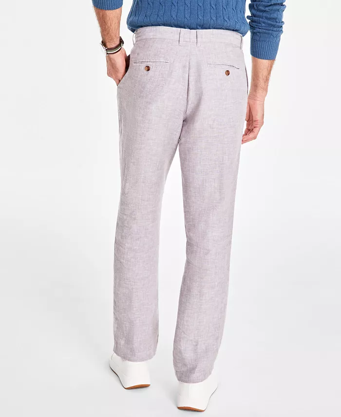 Club Room Men's Linen Cross-Dye Pants Created For Macy's Men's Fashion & Accessories