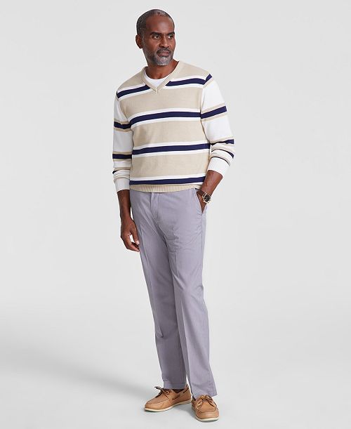 Club Room Men's Mixed Stripe V-Neck Sweater Created For Macy's Men's Fashion & Accessories
