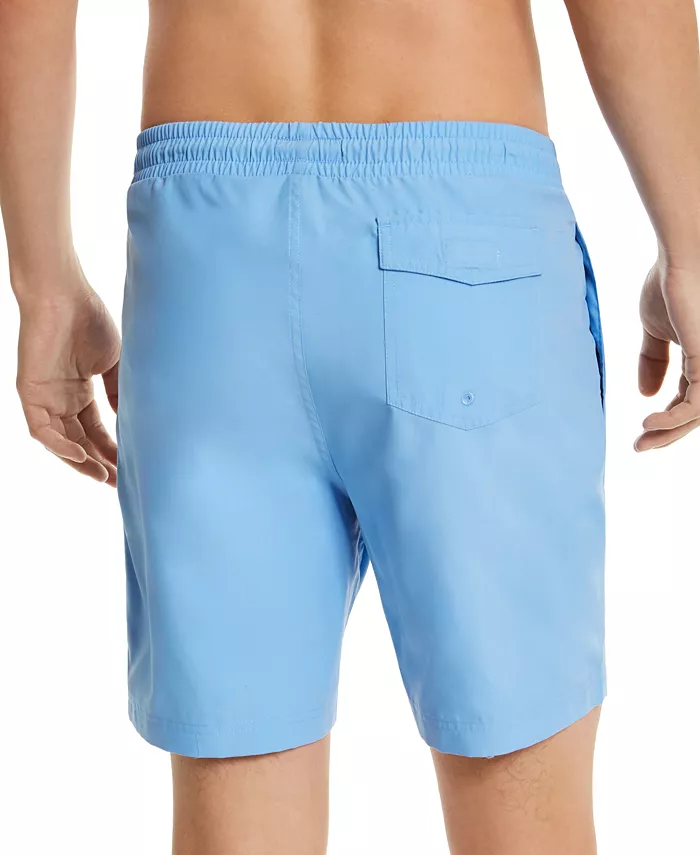 Club Room Men's Quick-Dry Performance Solid 7" Swim Trunks Created For Macy's Men's Fashion & Accessories