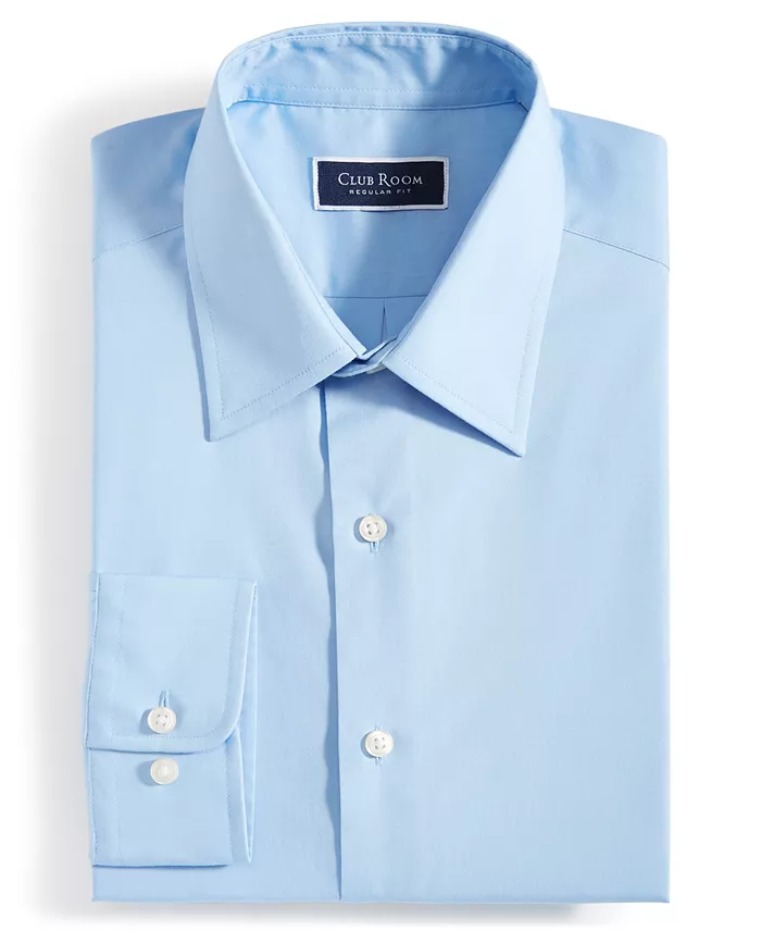 Club Room Men's Regular-Fit Dress Shirt Created For Macy's Men's Fashion & Accessories