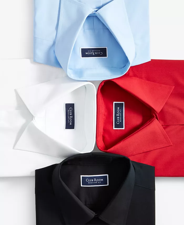 Club Room Men's Regular-Fit Dress Shirt Created For Macy's Men's Fashion & Accessories
