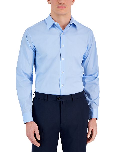 Club Room Men's Regular-Fit Dress Shirt Created for Macy's Men's Fashion & Accessories