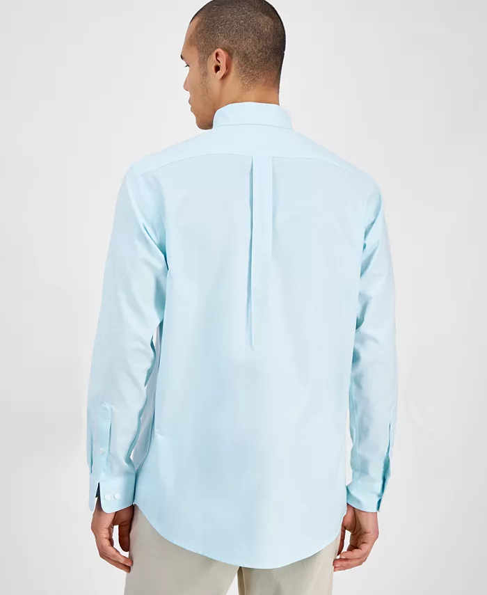 Club Room Men's Regular Fit Pinpoint Dress Shirt Created For Macy's Men's Fashion & Accessories