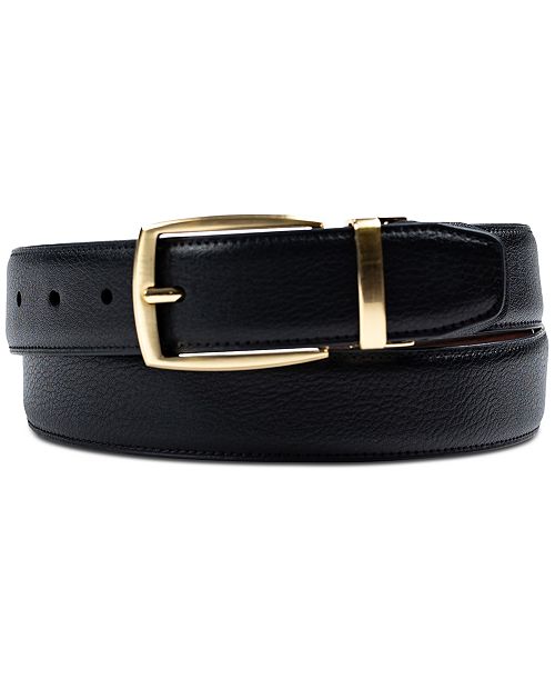 Club Room Men's Reversible Pebble Belt Created for Macy's Men's Fashion & Accessories