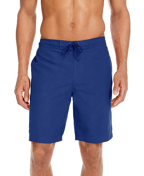 Club Room Men's Solid Quick-Dry 9" E-Board Shorts Created for Macy's Men's Fashion & Accessories