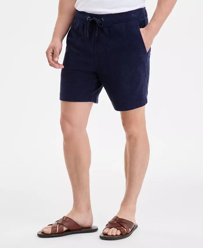 Club Room Men's Solid Terry Cloth Shorts Exclusively At Macy's Men's Fashion & Accessories