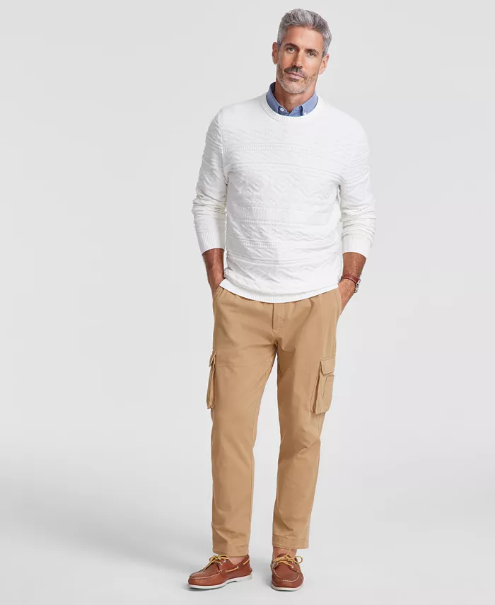 Club Room Men's Stitched Crewneck Sweater Created For Macy's Men's Fashion & Accessories