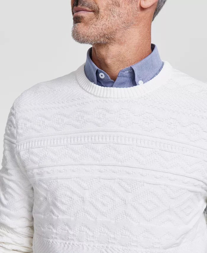 Club Room Men's Stitched Crewneck Sweater Created For Macy's Men's Fashion & Accessories