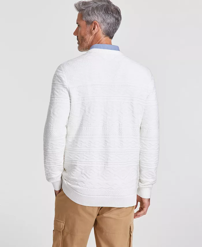 Club Room Men's Stitched Crewneck Sweater Created For Macy's Men's Fashion & Accessories