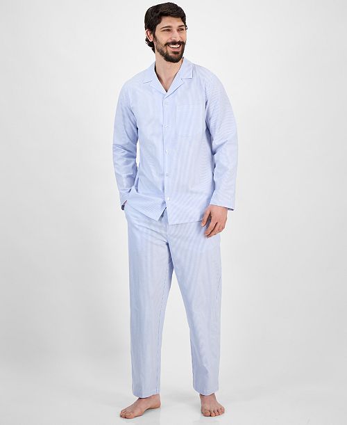 Club Room Men's Stripe Pajama Set Exclusively at Macy's Men's Fashion & Accessories