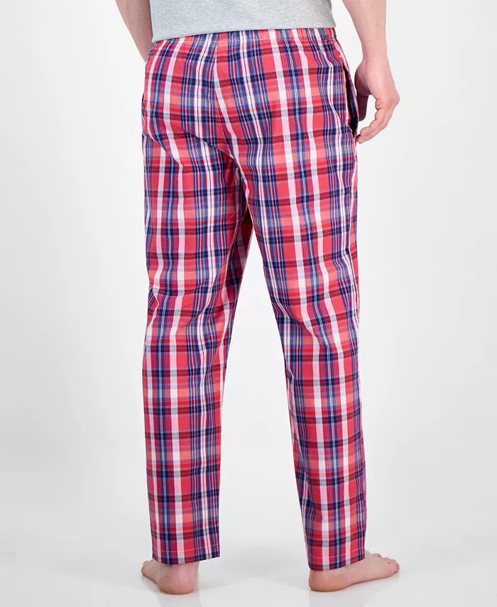 Club Room Men's Woven Plaid Pants Exclusively At Macy's Men's Fashion & Accessories