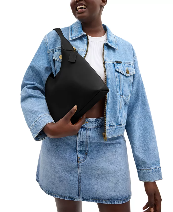 COACH Brooklyn 28 Medium Leather Shoulder Bag Handbags Purses & Accessories